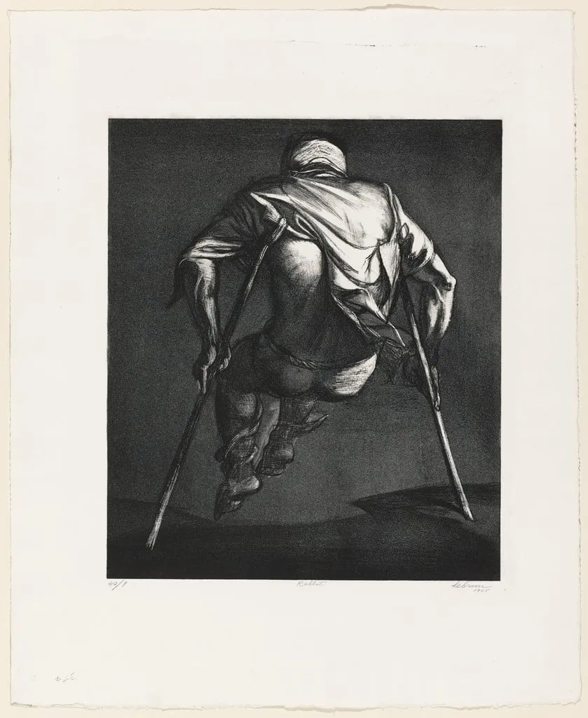 Untitled, by Rico Lebrun, ink, 1945