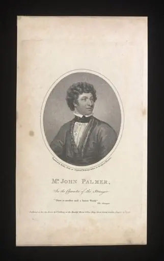 Mr John Palmer in the character of the Stranger