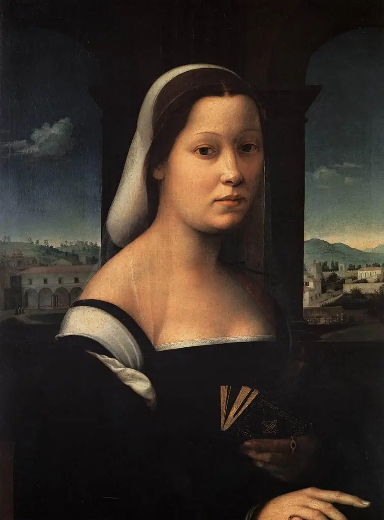 Portrait of a Woman, called "The Nun", by Ridolfo del Ghirlandaio