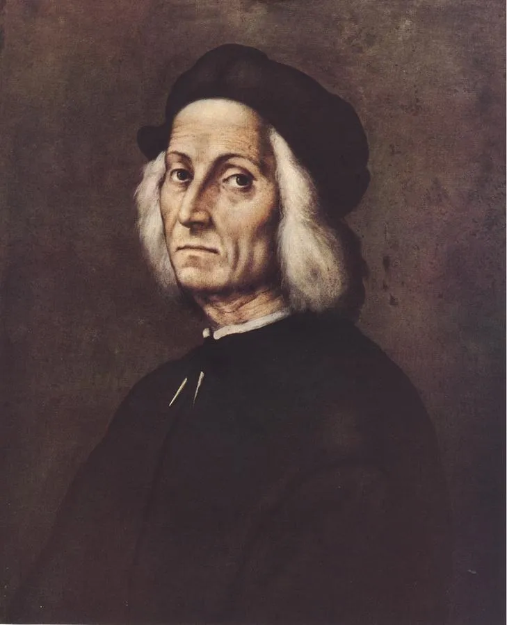 Portrait of an Old Man, by Ridolfo del Ghirlandaio, oil, 1520
