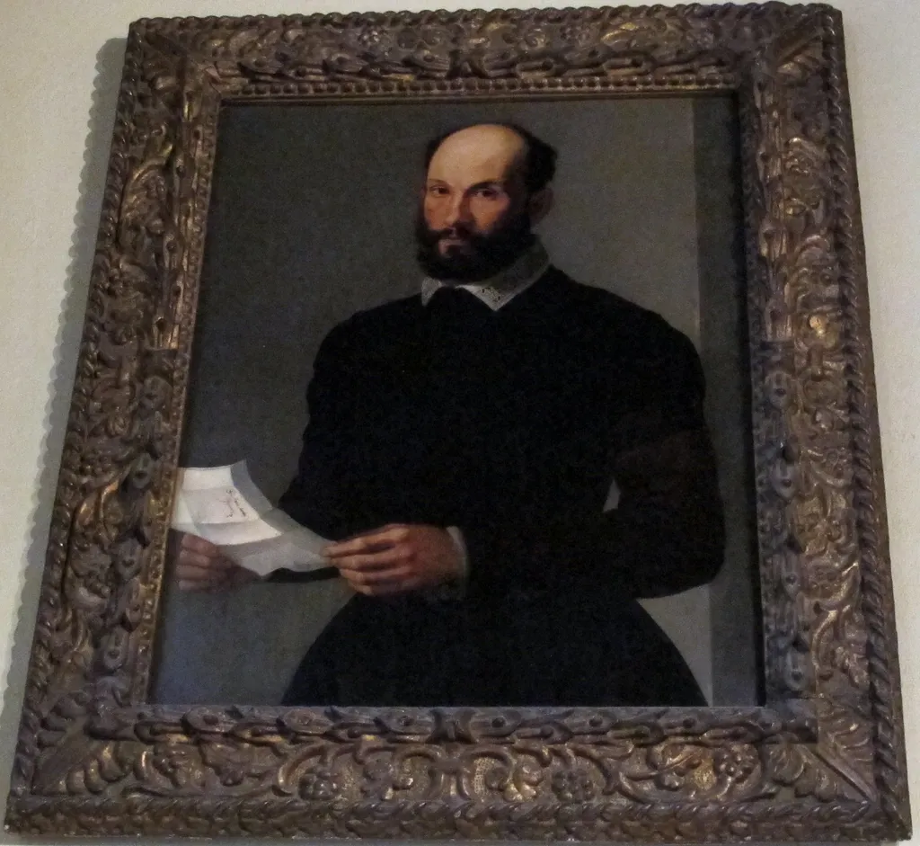 Portrait of Andrea Bandini, by Ridolfo del Ghirlandaio, oil, 1550