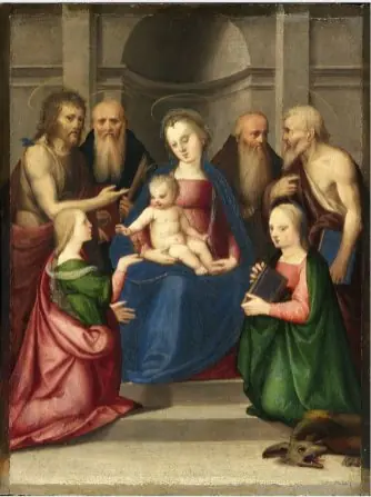 Sacred Conversation, by Ridolfo del Ghirlandaio