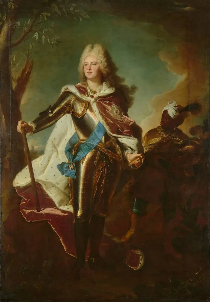 Portrait of August III of Poland, by Rigaud Hyacinthe