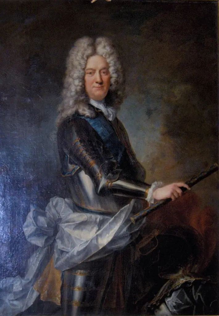 Portrait of Charles-Armand de Gontaut, Duke of Biron, Marshall of France, by Rigaud Hyacinthe