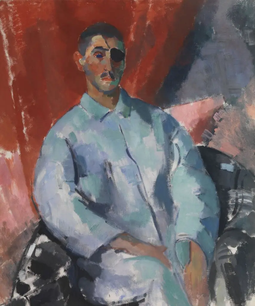 Self-Portrait in a Black Eyepatch, by Rik Wouters