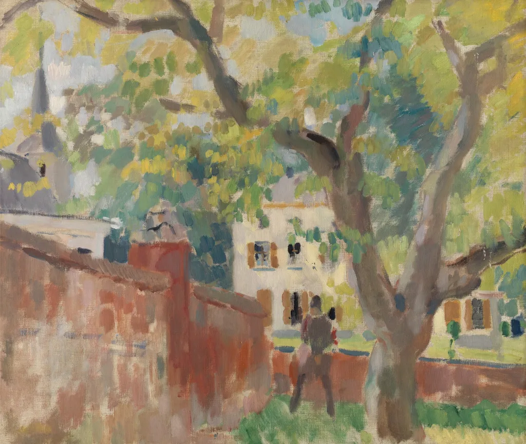 The Old Walnut Tree B, by Rik Wouters, oil, 1912