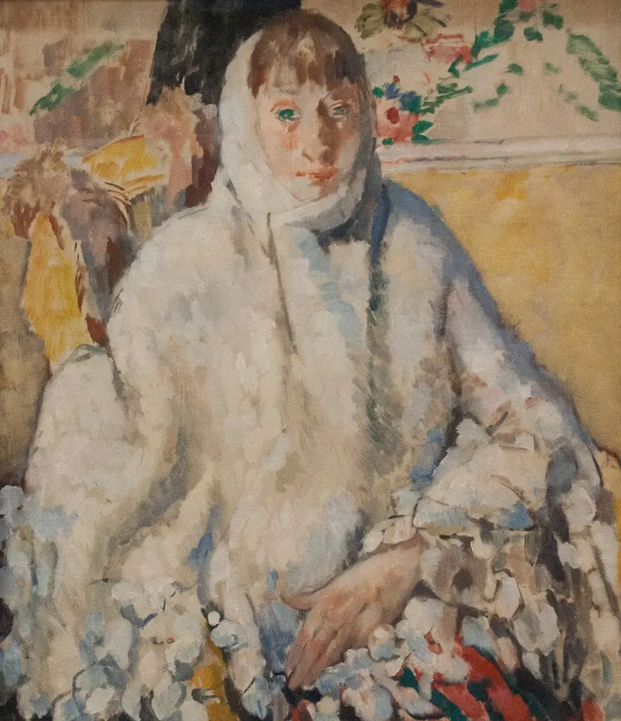 The Sick Woman with the White Shawl, by Rik Wouters