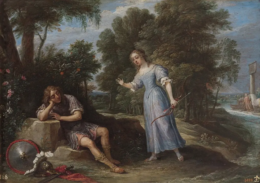 Rinaldo in love with Armida