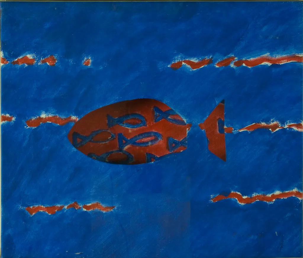 Θάλασσα, by Rinio Mourelou, unspecified, 1990