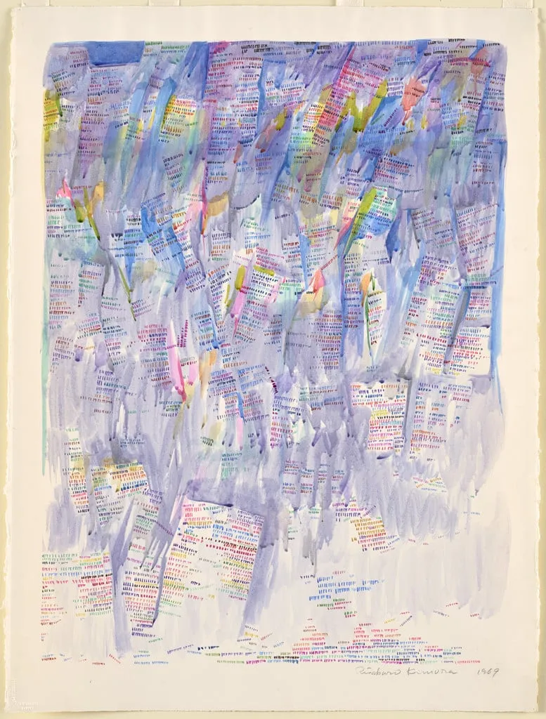 Untitled, by Risaburo Kimura, watercolor, 1969