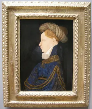 Ritratto di profilo di una dama
