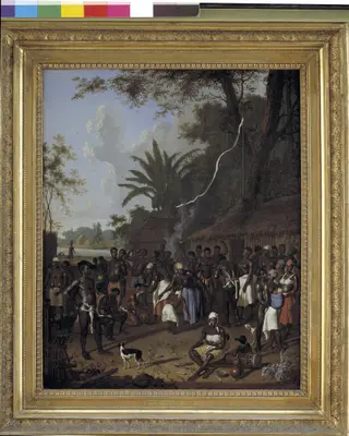 Ritual Slave Party on a Sugar Plantation in Surinam