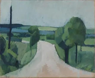 Road near Fåborg on Funen