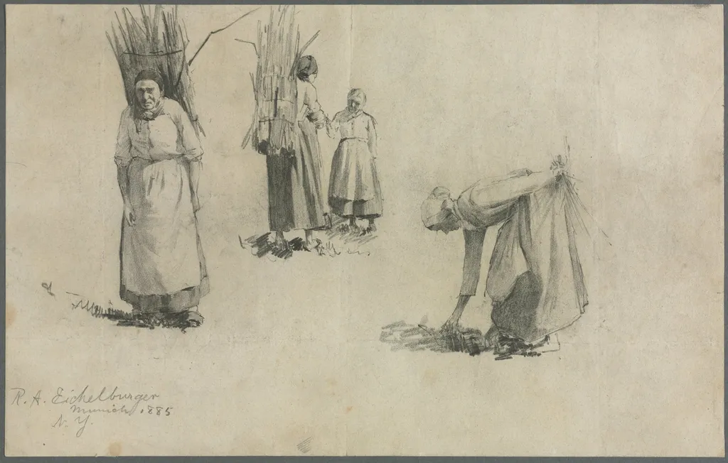 Bavarian Peasants, by Robert A. Eichelberger, 1885