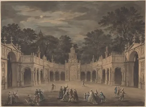 A Design for Illuminations to Celebrate the Birthday of King George III, by Robert Adam