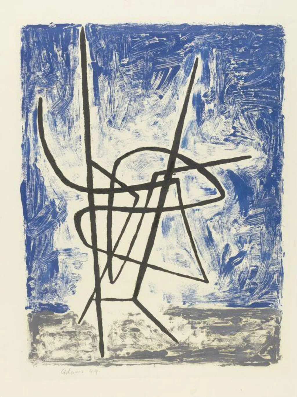 Study for Sculpture, by Robert Adams, 1949