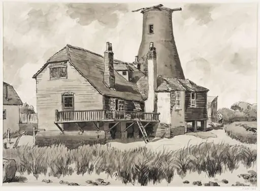 Langstone Mill, Hampshire, by Robert Arthur Wilson