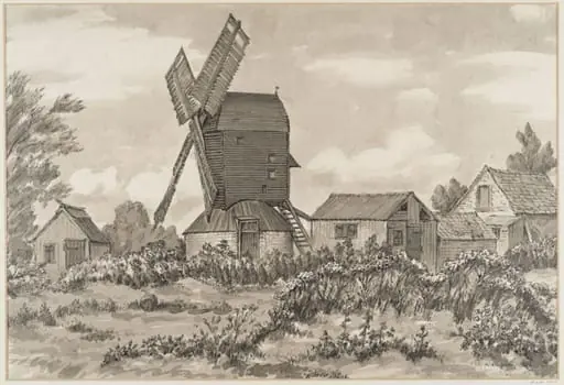 Outwood Mill, Surrey, by Robert Arthur Wilson