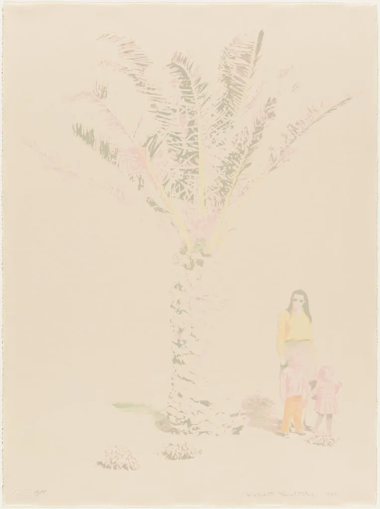 Untitled, by Robert Bechtle, ink, 1969