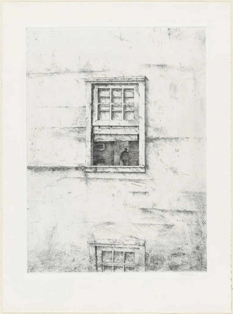 Untitled, by Robert Birmelin, ink, 1960