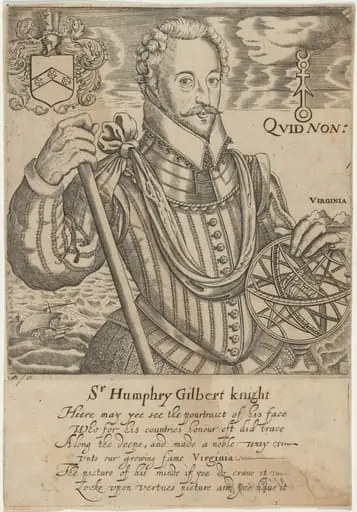 Sir Humphrey Gilbert, by Robert Boissard