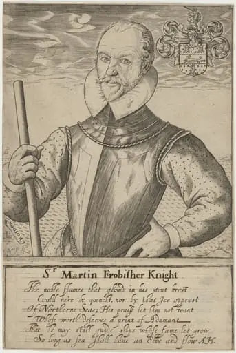 Sir Martin Frobisher, by Robert Boissard