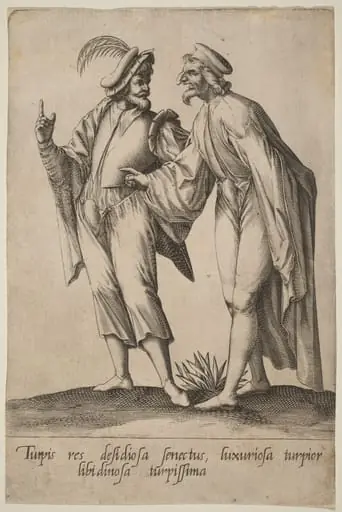 Turpis res desidiosa senectus..., by Robert Boissard
