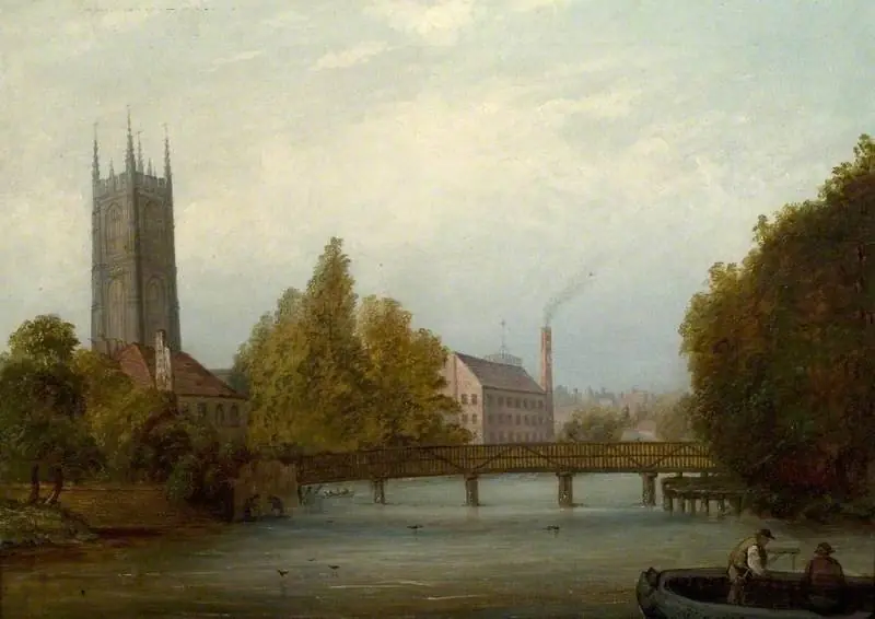 First Exeter Bridge, Derby, by Robert Bradley