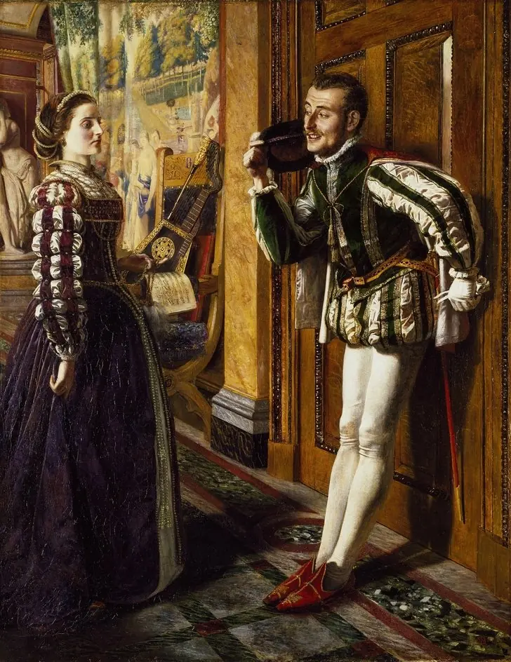 Katherine and Petruchio, by Robert Braithwaite Martineau