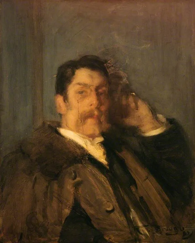 William Dallas Ross (died 1931), by Robert Brough, oil, 1897