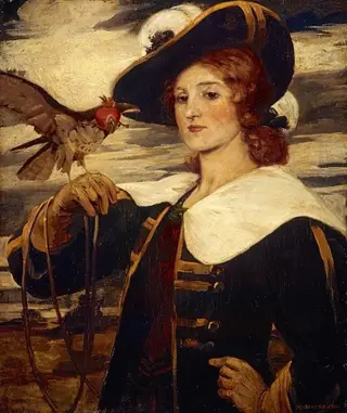 A Girl with a Hawk