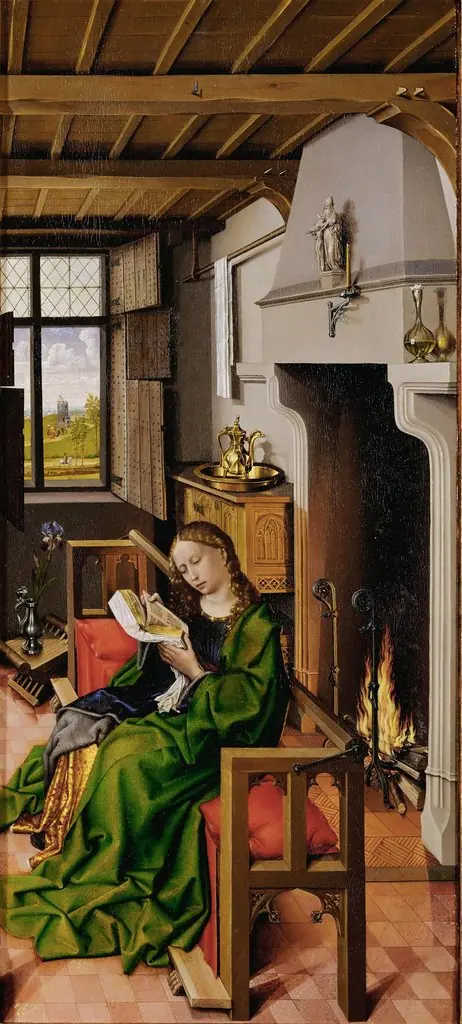 Saint Barbara Reading, by Robert Campin