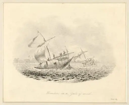Dandees in a Gale of Wind, by Robert Captain Smith