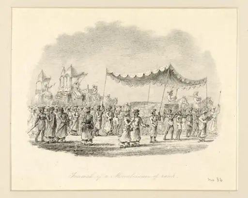 "Funeral of a Moosulmaun of rank"., by Robert Captain Smith