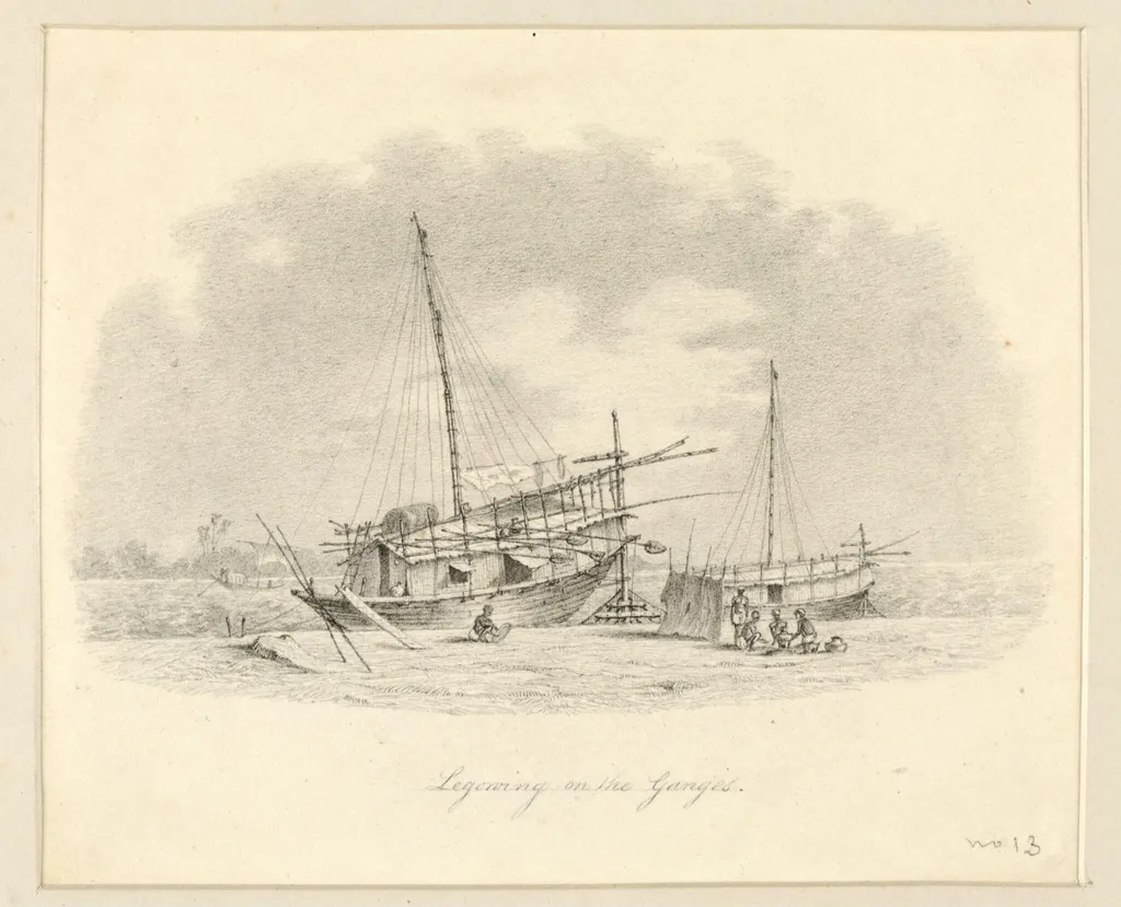 Legonring on the Ganges, by Robert Captain Smith, 1830