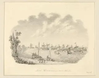 Lord Combermere and Suite, by Robert Captain Smith, 1830