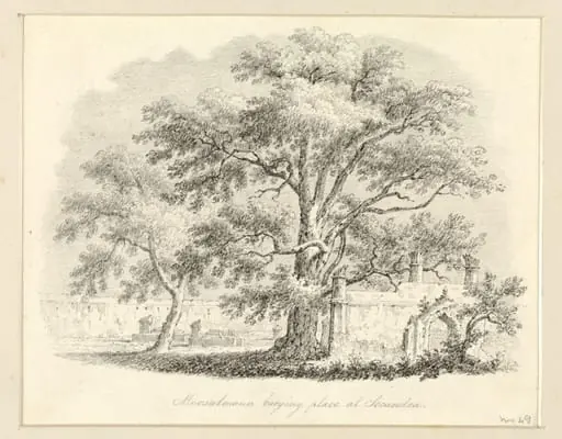 Moosulmaun burying place at Secundra., by Robert Captain Smith