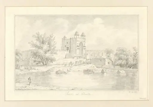 Serai at Chatta, by Robert Captain Smith
