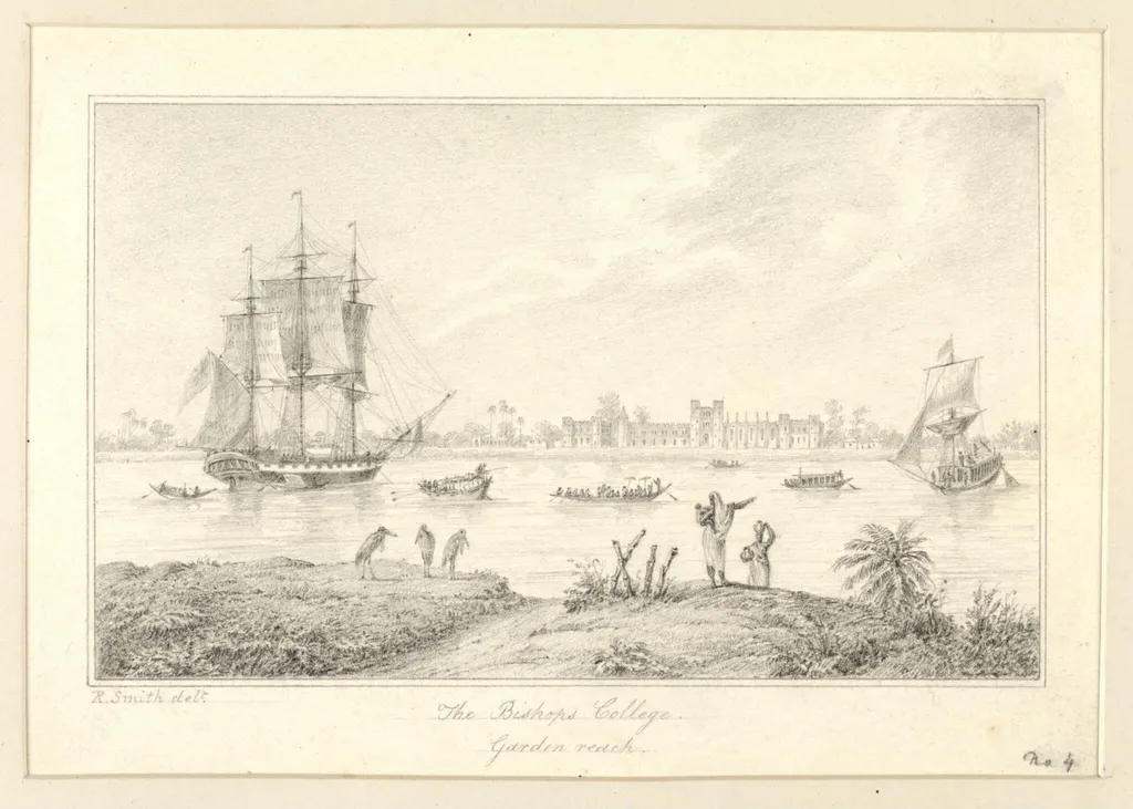 The Bishop's College, Garden Reach, Calcutta, by Robert Captain Smith, 1830
