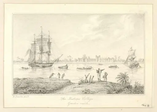 The Bishop's College, Garden Reach, Calcutta, by Robert Captain Smith