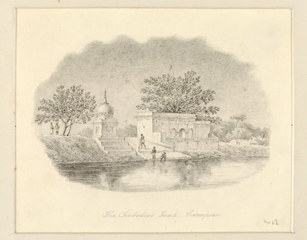 The Soubadars Tank, Cawnpoor, by Robert Captain Smith, 1830