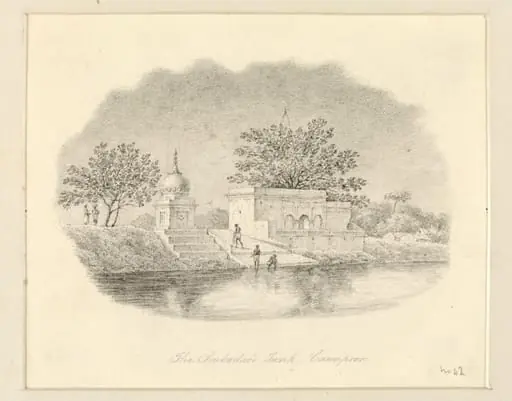 The Soubadars Tank, Cawnpoor, by Robert Captain Smith