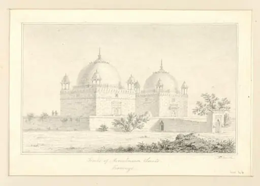 Tombs of Moosulman Saints, Kanouge, by Robert Captain Smith