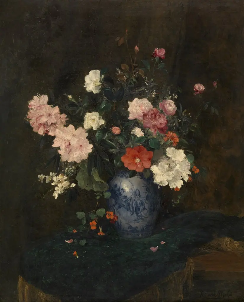 Flowers, by Robert Charles Gustave Laurens Mols
