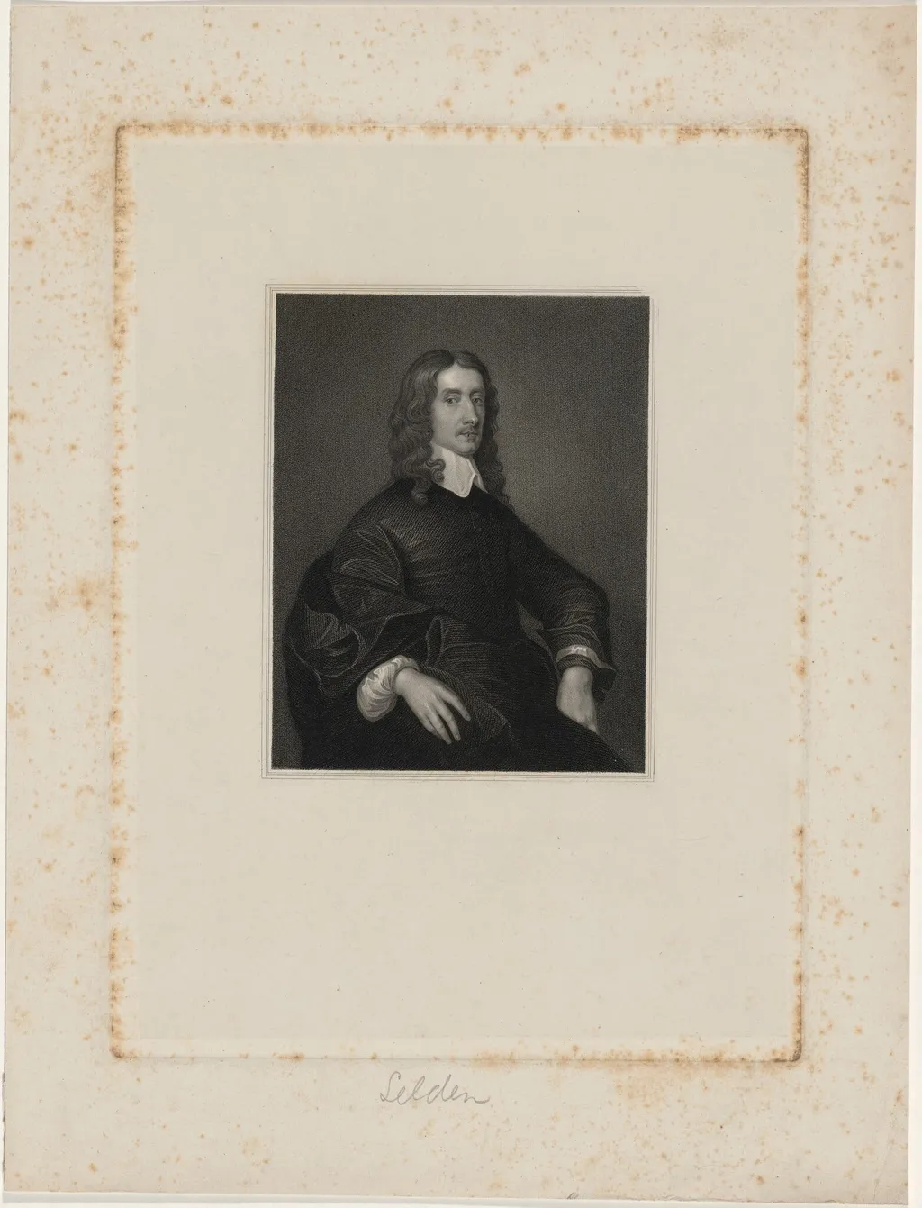 John Selden, Jurist and Antiquary, by Robert Cooper, ink, 1806