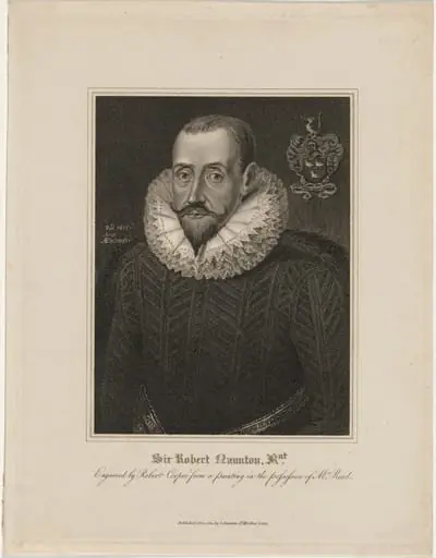 Sir Robert Naunton, Secretary of State for James I, by Robert Cooper