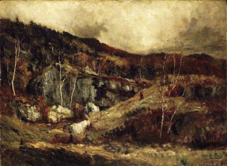 In the Adirondacks, by Robert Crannell Minor, oil, 1896
