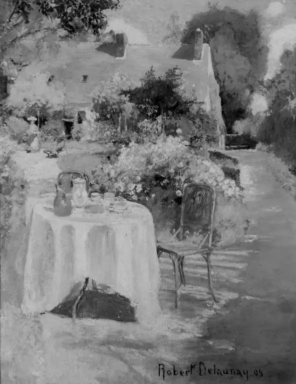In the Garden, by Robert Delaunay