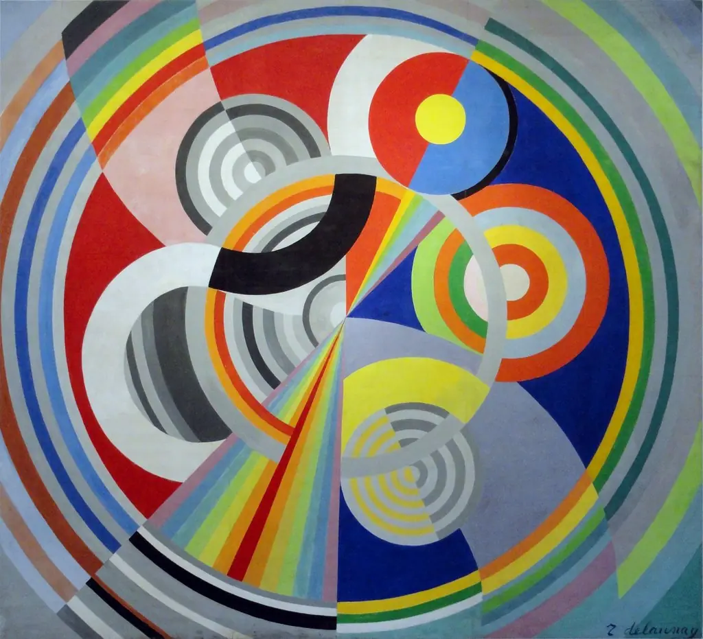 Rythme n°1, décoration pour le Salon des Tuileries, by Robert Delaunay