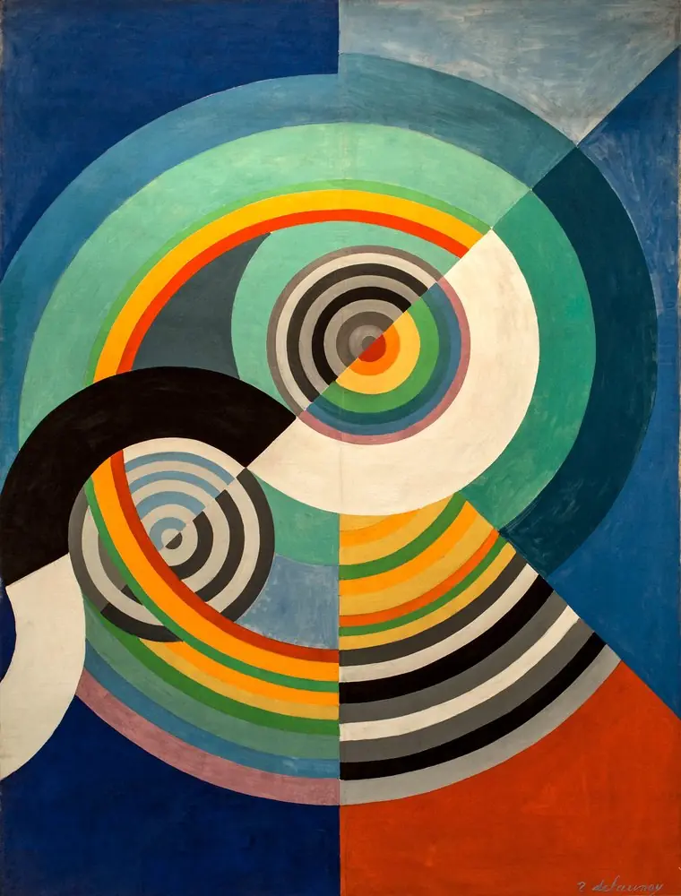 Rythme n°3, décoration pour le salon des Tuileries, by Robert Delaunay